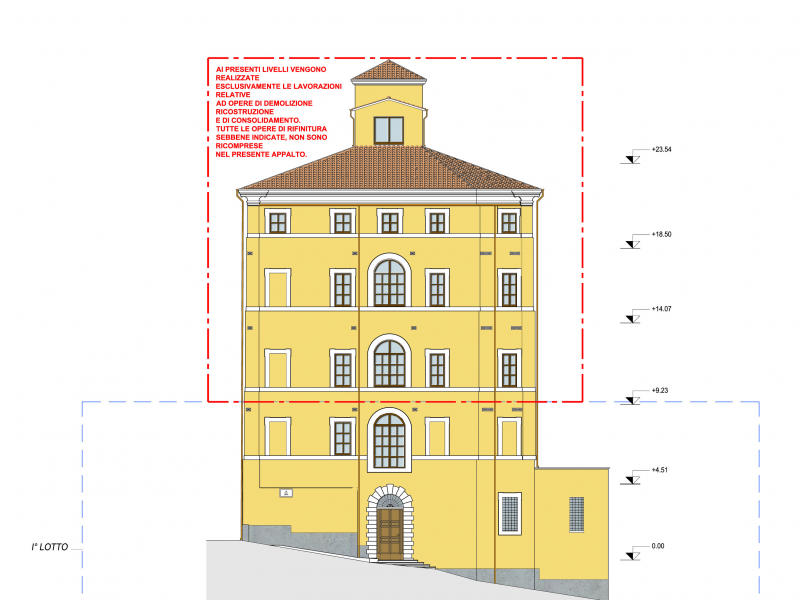 Progetto di recupero dell’edificio della Missione (ex riformatorio) – Tivoli_Via Mauro Macera.